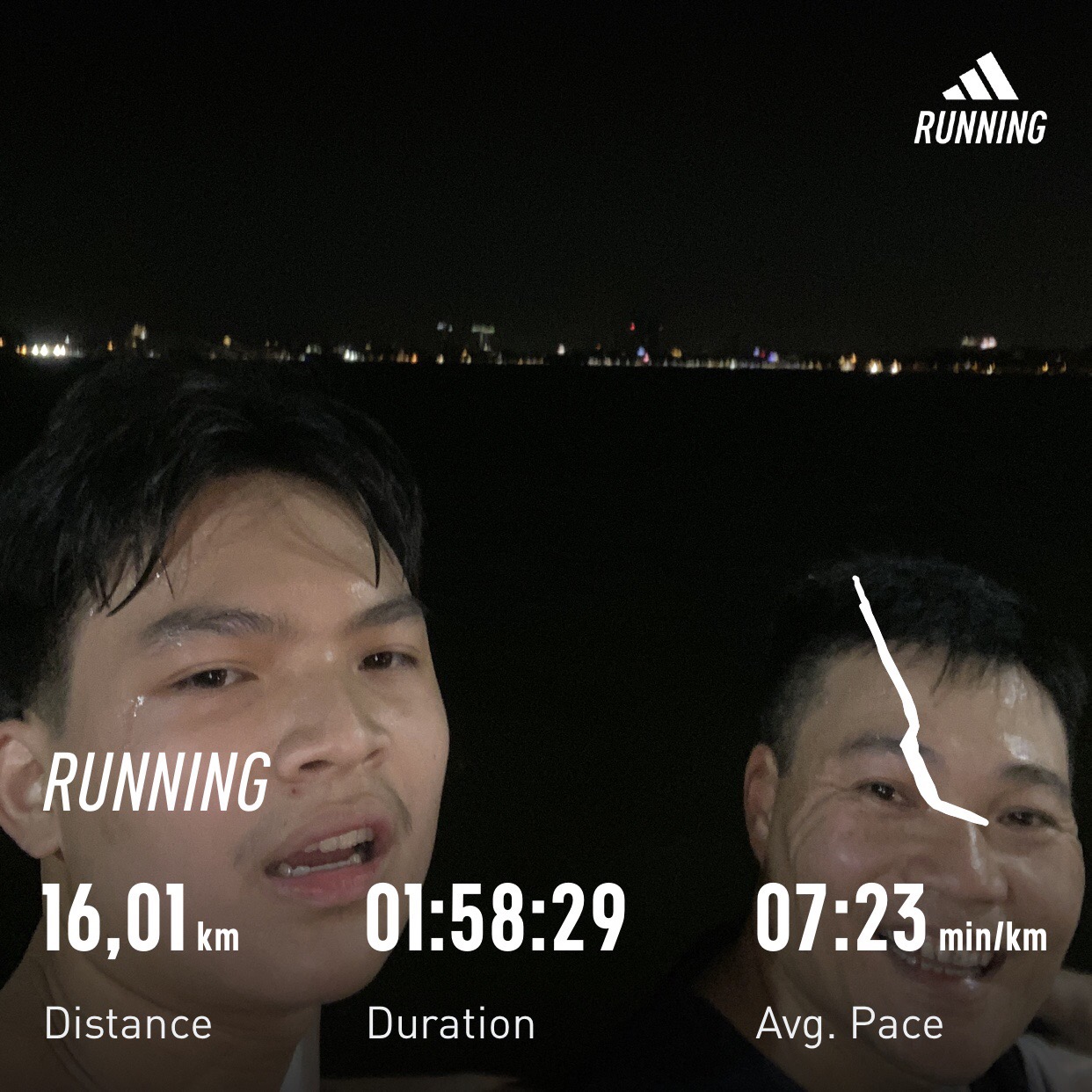 Never ran this far before